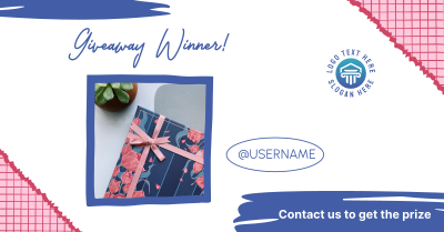 Gift Giveaway Announcement Facebook ad Image Preview