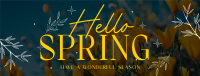 Hello Spring Facebook Cover Image Preview