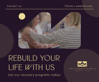 Modern Rehabilitation Service Facebook Post Design