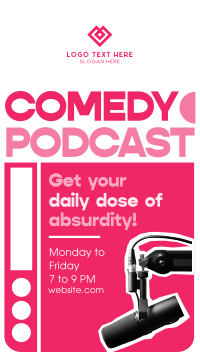 Daily Comedy Podcast TikTok video Image Preview