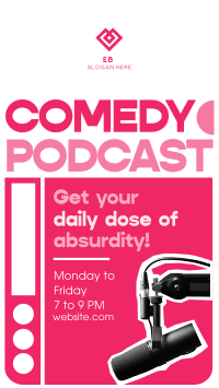 Daily Comedy Podcast TikTok Video Image Preview