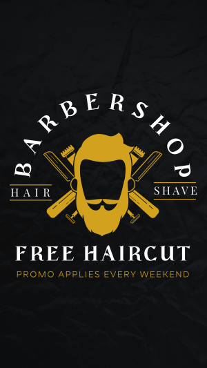 Haircut Promo Facebook story Image Preview