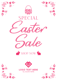 Easter Bunny Sale Flyer Image Preview