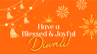 Blessed Diwali Festival Video Design