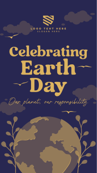 Modern Celebrate Earth Day Instagram Reel Design