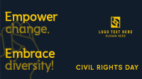 Empowering Civil Rights Day Animation Design