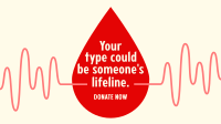 World Blood Donor Day Facebook Event Cover Design