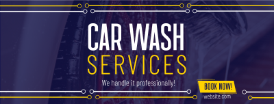 Car Wash Services Facebook cover Image Preview