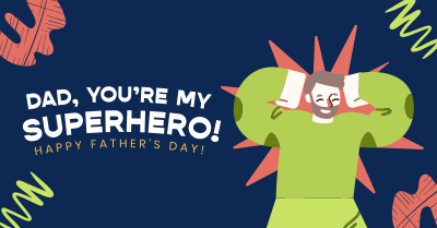 Father's Day Scribble Facebook ad Image Preview