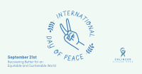 Peace Hand Sign Facebook ad Image Preview