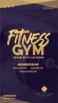 Fitness Gym Instagram Story Design