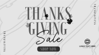Thanksgiving Autumn Shop Sale Video Design