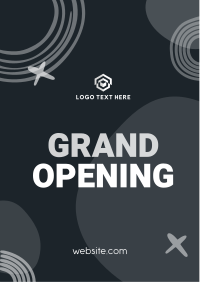 Contemporary Grand Opening Flyer Design