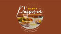 Passover Dinner Facebook Event Cover Design