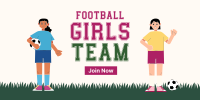 Girls Team Football Twitter post Image Preview
