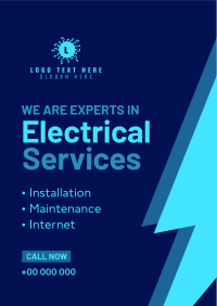 Expert Electrician Flyer Image Preview