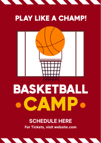 Basketball Camp Flyer Design