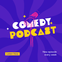Comedy Podcast Instagram post Image Preview