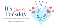 Giving Tuesday Hand Twitter Post Image Preview