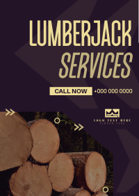 Expert Lumberjack Services Flyer Preview