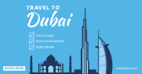 Dubai Travel Package Facebook ad Image Preview