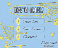 Order Instructions Retro Facebook post Image Preview