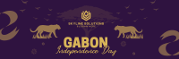 Gabon Independence Day Twitter Header Image Preview