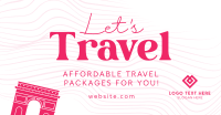 Let's Travel Facebook Ad Design