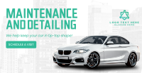 Maintenance & Detailing Facebook ad Image Preview