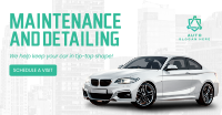 Maintenance & Detailing Facebook Ad Image Preview