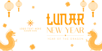 Lucky Lunar New Year Twitter post Image Preview