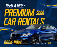 Premium Car Rentals Facebook post Image Preview