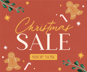 Rustic Christmas Sale Facebook post Image Preview