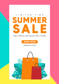 Summer Shopping Poster Image Preview