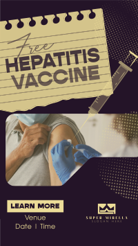 Contemporary Hepatitis Vaccine Facebook Story Image Preview