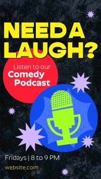 Podcast for Laughs TikTok video Image Preview