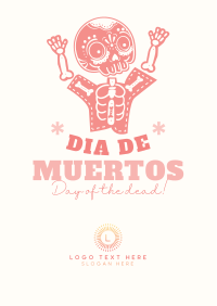 Margarita Skull Flyer Design