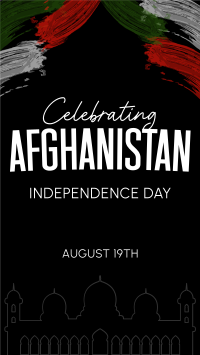 Afghanistan Independence Day TikTok Video Design