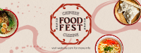 Inky Oriental Food Fest Facebook Cover Preview