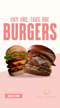 Double Burgers Promo TikTok Video Design