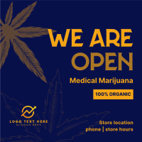 Order Organic Cannabis Instagram post Image Preview