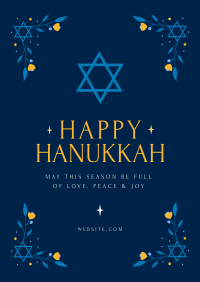 Hanukkah Festival Poster Image Preview