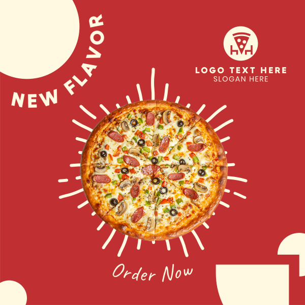 Delicious Pizza Promotion Instagram Post Design Image Preview