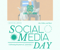 Modern Social Media Day Facebook post Image Preview