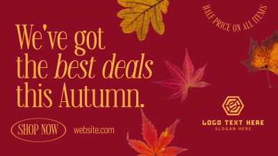 Autumn Leaves Facebook event cover Image Preview