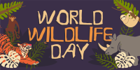 Rustic World Wildlife Day Twitter post Image Preview