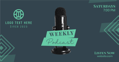 Weekly Podcast Facebook ad Image Preview