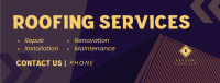 Expert Roofing Services Facebook cover Image Preview