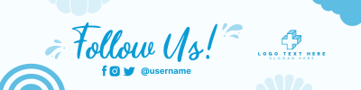 Quirky Follow Us LinkedIn banner Image Preview