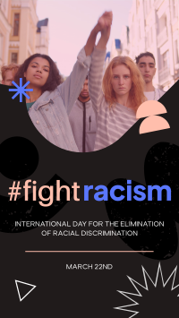 Elimination of Racial Discrimination Instagram Story Design